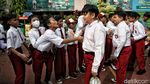 Siswa SDN 13 Semper Barat Gelar Halal Bihalal Usai Libur Lebaran
