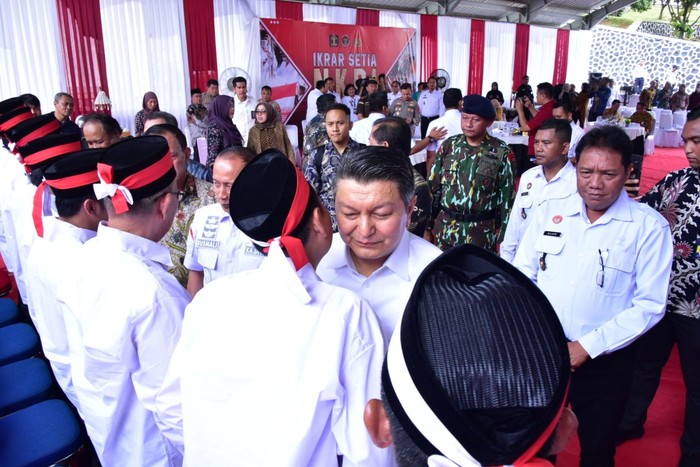 24 Warga Binaan Lapsus Sentul Ikrar Setia NKRI Usai Deradikalisasi
