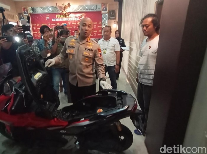 Ayah pembunuh bayi di Pati, Rabu (3/5/2023).