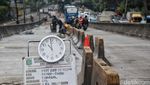 Betonisasi Flyover Pesing Bikin Macet Daan Mogot Sejak Pagi Tadi