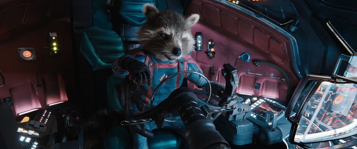 GUARDIANS OF THE GALAXY VOL. 3 Rocket (voiced by Bradley Cooper) in Marvel Studios' Guardians of the Galaxy Vol. 3. Photo courtesy of Marvel Studios. Β© 2023 MARVEL.