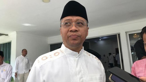 Gubernur NTB Zulkieflimansyah saat ditemui di acara halal bihalal di Pendopo NTB pada Rabu (3/5/2023).