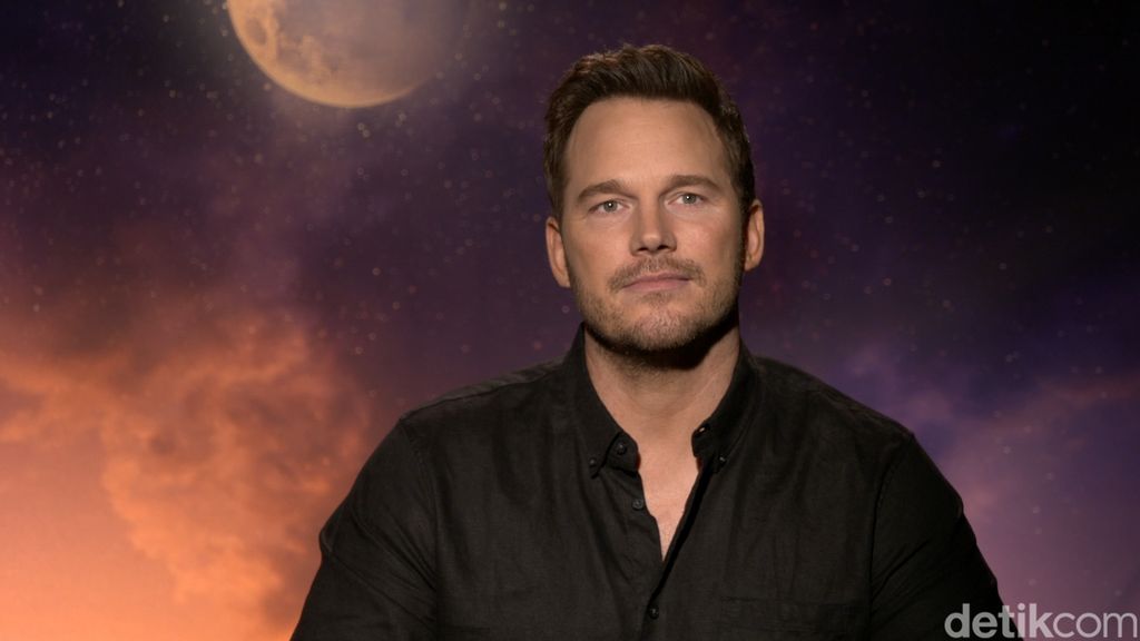 James Gunn dan Chris Pratt saat wawancara eksklusif dengan detikcom.