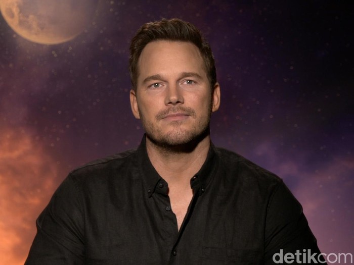 James Gunn dan Chris Pratt saat wawancara eksklusif dengan detikcom.