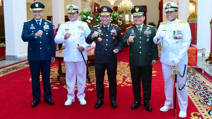 Kapolri Jenderal Listyo Sigit Prabowo dan Panglima TNI Laksamana Yudo Margono. (Dok Polri)