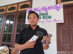 Cuan! Pria Bantul Kantongi Rp 20 Juta Per Bulan dari Limbah Kayu