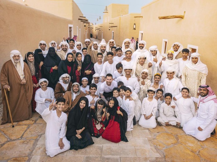 Lionel Messi di Arab Saudi