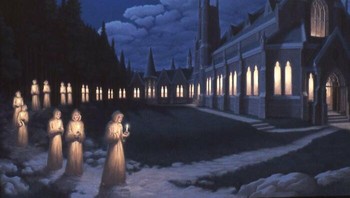 Cahaya biara...Foto: Rob Gonsalves