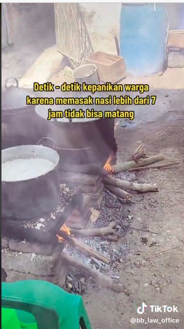 Masak beras gak matang-matang