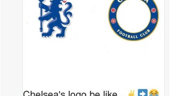 Singa pun meninggalkan logo Chelsea karena doyan kalah. Foto: Twitter