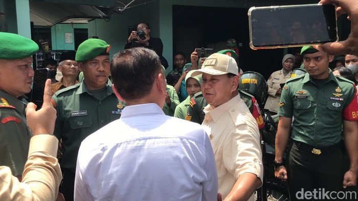 Menhan Prabowo Subianto.