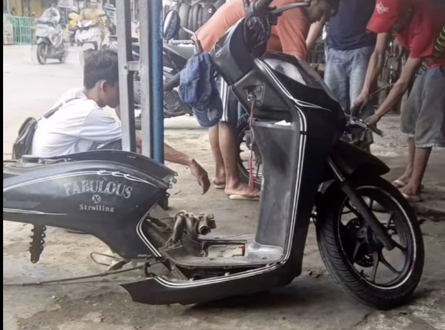 Motor Honda Genio yang viral gegara turun mesin diminta Rp 2,7 juta