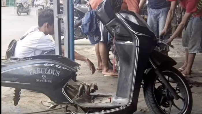 Motor Honda Genio yang viral gegara turun mesin diminta Rp 2,7 juta