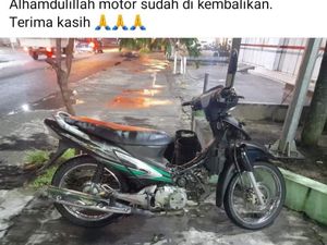 Mak Jegagik! Maling Kembalikan Motor Curian Milik Penjual Bubur di Klaten
