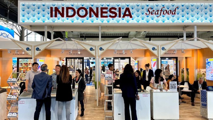 Pameran perikanan di Barcelona