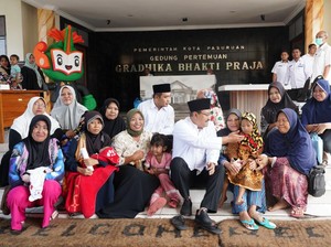 Pemkot Pasuruan Tebar Bantuan Pangan ke 872 Keluarga Berisiko Stunting