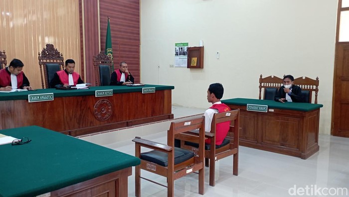 Sidang kasus pengeroyokan di PN Blora, Rabu (3/5/2023).
