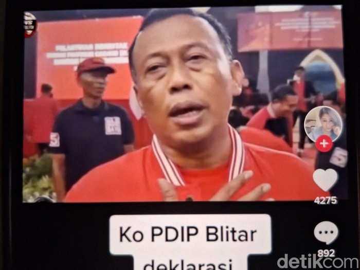viral PDIP Jatim dukung Anies Baswedan