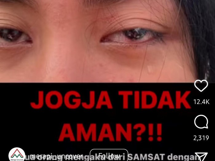 Viral wanita dikejar 2 pria mengaku  Samsat di Concat, Sleman