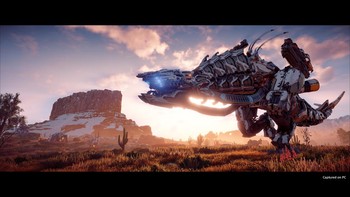 Horizon Zero Dawn dirilis oleh PlayStation dan membutuhkan ruang penyimpanan 100GB. Foto: (Steam).