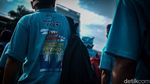 Aksi Damai Serikat Pekerja Kereta Api di Stasiun Gambir