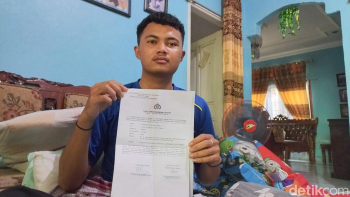 Angga, mahasiswa di Jambi korban pengeroyokan Brimob.