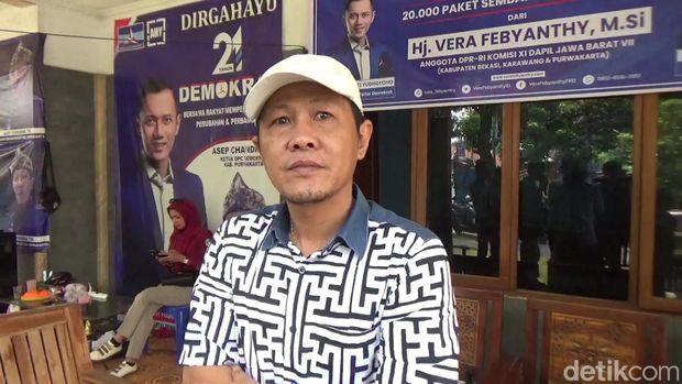 Asep Chandra, Ketua DPC Partai Demokrat Purwakarta