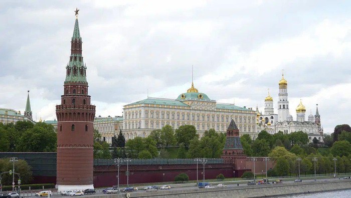 Ilustrasi -- Kompleks Kremlin di Moskow yang menjadi kantor dan kediaman Presiden Vladimir Putin