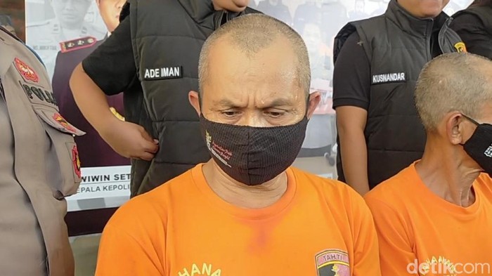 Ketua RT di Lebak tersangka pengeroyokan. (Fathul/detikcom)