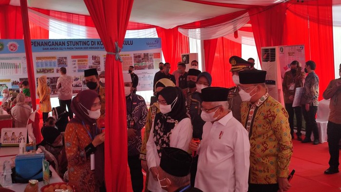 Maruf Amin di Bengkulu (Rizky-detikcom)