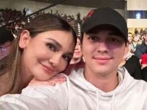 Momen Maxime Bouttier Kasih Buket Bunga ke Luna Maya, Bikin Fans Baper