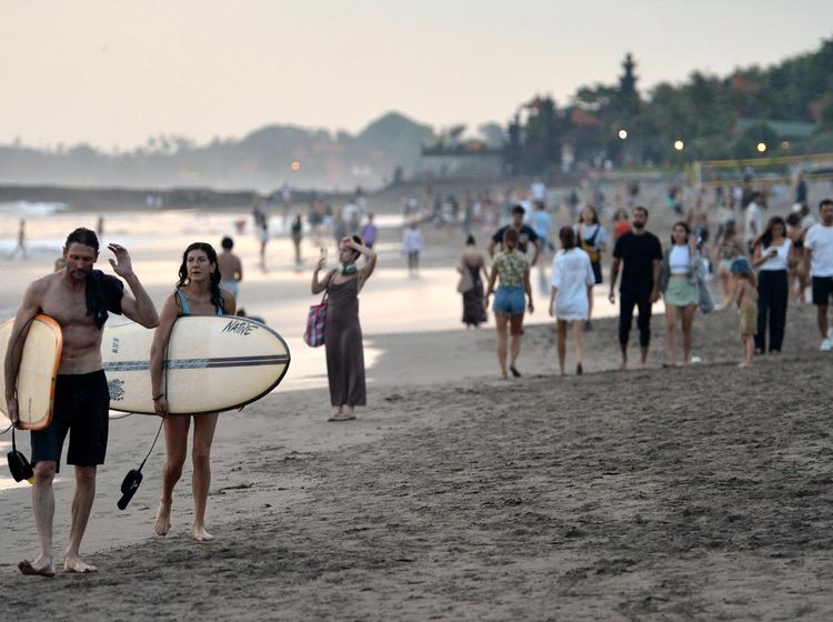 Potret Turis Asing di Bali Tambah Banyak
