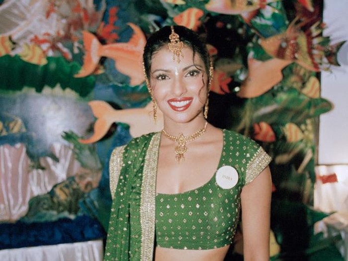 MISS WORLD 2000 CONTEST - Miss India, Priyanka Chopra. (Photo by Patrick Durand/Sygma via Getty Images)