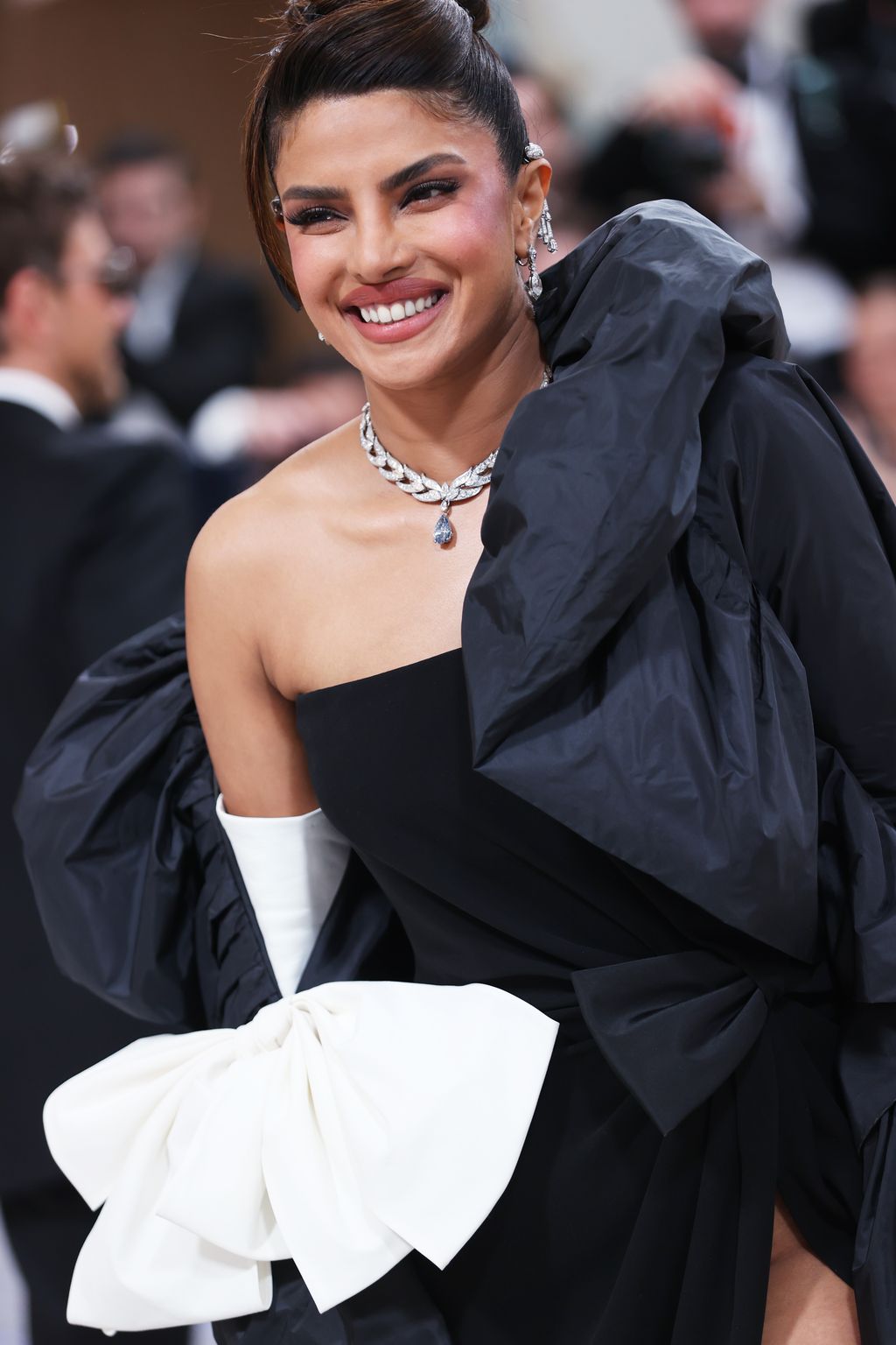 Priyanka Chopra Jonas at the 2023 Met Gala: Karl Lagerfeld: A Line of Beauty held at the Metropolitan Museum of Art on May 1, 2023 in New York, New York. (Photo by Lexie Moreland/WWD via Getty Images)