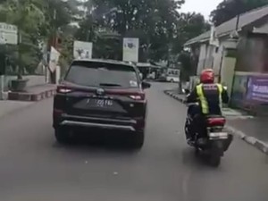WNA Arab yang Halangi Ambulans di Kota Bogor Akhirnya Ditilang!