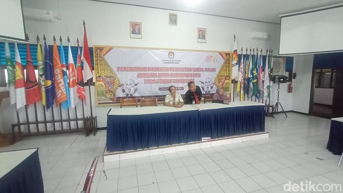 Suasana aula KPU Kabupaten Pati, Kamis (4/5/2023).