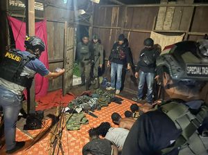 Polisi Grebek Markas Persembunyian KKB di Yahukimo, 9 Orang Ditangkap