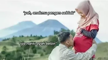 Masih dalam kandungan saja sudah difitnah, hiks. Foto: 1cak