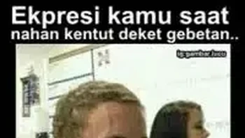 Tahan, tahan. Nanti bisa ilfeel. Foto: Instagram/gambarlucu