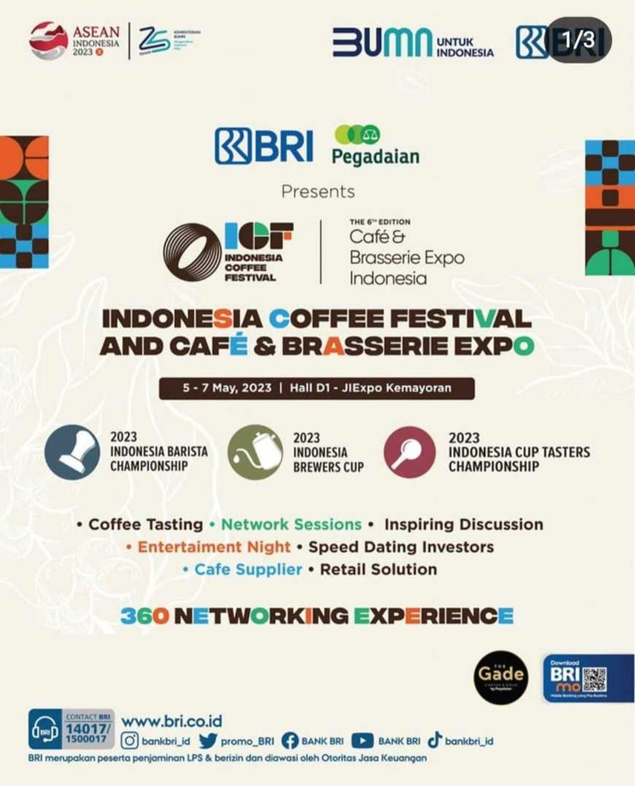 BRI Tebar Promo di Festival Kopi Indonesia, Ada Cashback hingga Rp 1 Juta