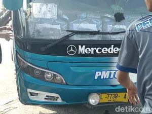 Sopir Bus yang Tabrak Karyawan SPBU di Sumsel hingga Tewas Jadi Tersangka