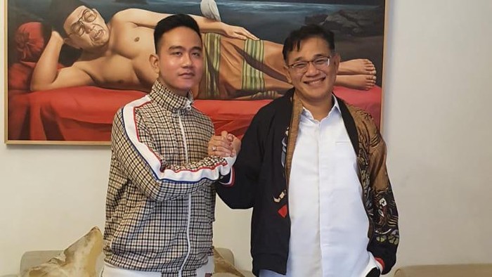 Pertemuan Gibran dan Budiman Sudjatmiko.