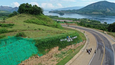Begini Indahnya Jalan Bajo-Golo Mori, Dulu Kawasan Tertinggal