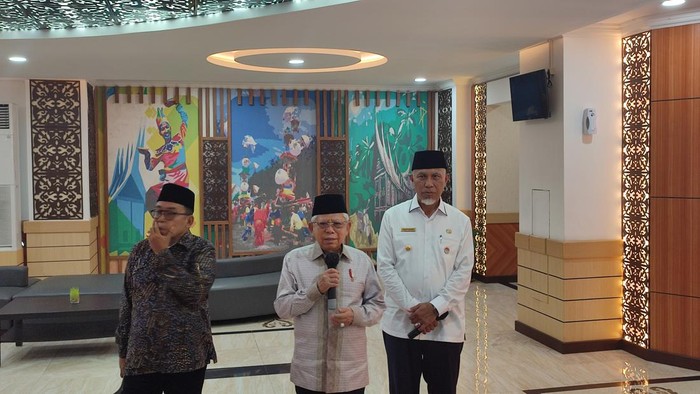 Maruf Amin di Padang (Rizky-detikcom)