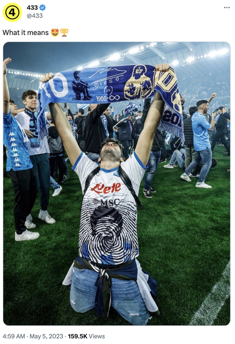 Meme Napoli Juara Liga Italia 2022-2023