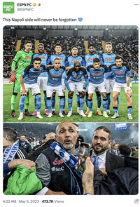 Meme Napoli Juara Liga Italia 2022-2023