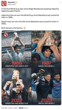 Meme Napoli Juara Liga Italia 2022-2023