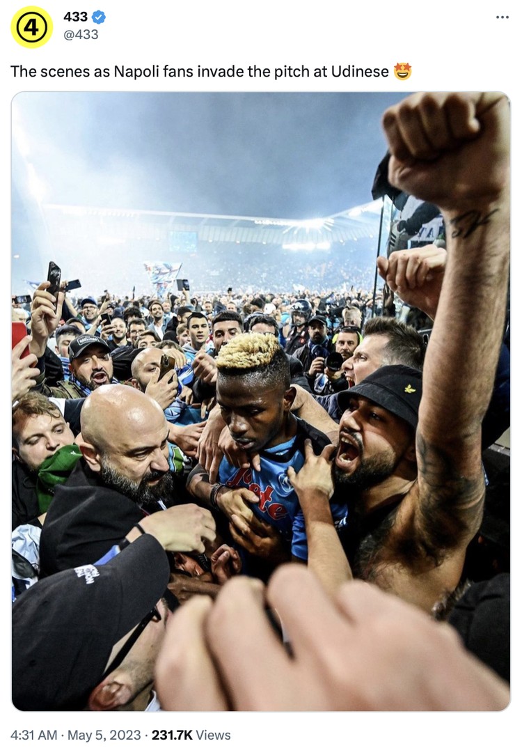 Meme Napoli Juara Liga Italia 2022-2023