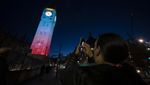 Menara Big Ben London Menyala Jelang Penobatan Raja Charles III