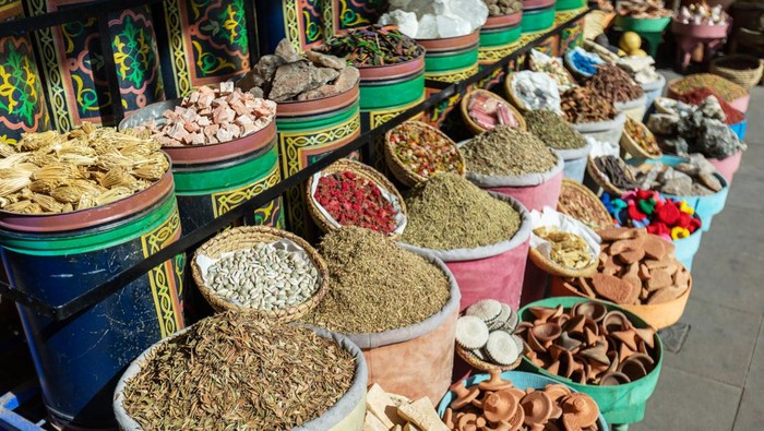 Spice shop, Marrakech, Morocco